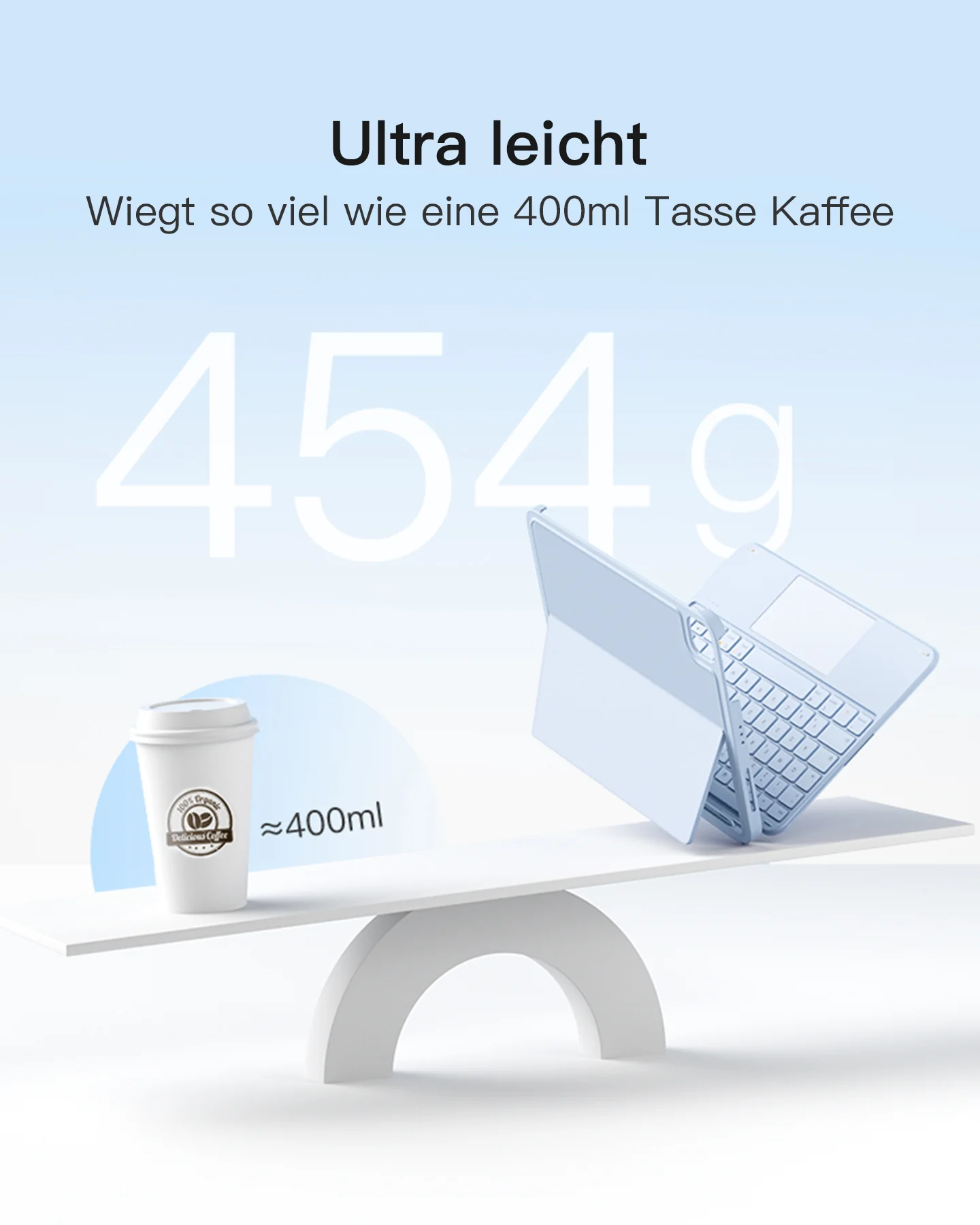 Ultraleicht Schlank Tastatur für iPad Pro 11-Zoll (M4/M5 2024/2025), KB04122-11 - Image 11