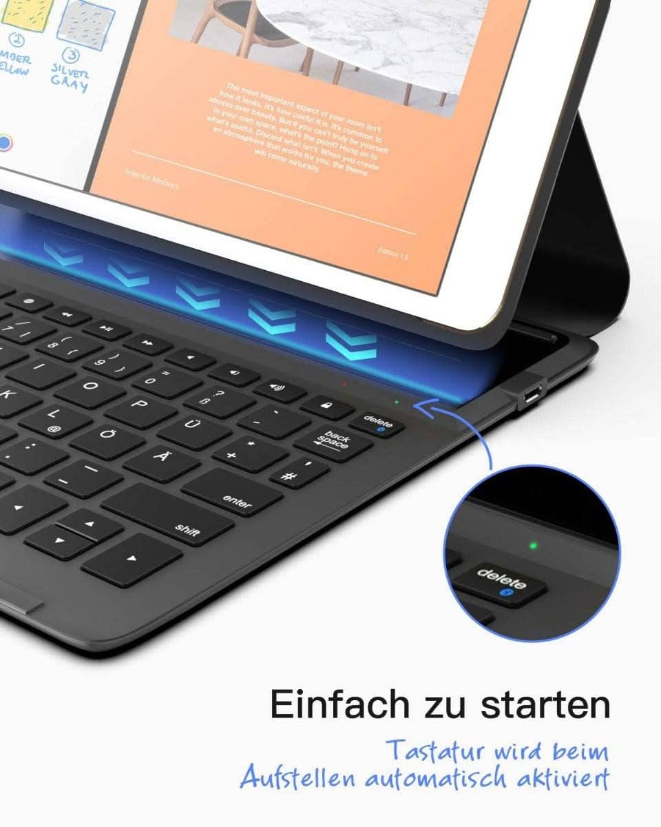 Ultraleichte Tastatur für iPad 10.2-Zoll (9/8/7) , iPad Air 10.5-Zoll (3), iPad Pro 10.5-Zoll (2), BK2006 - Image 6