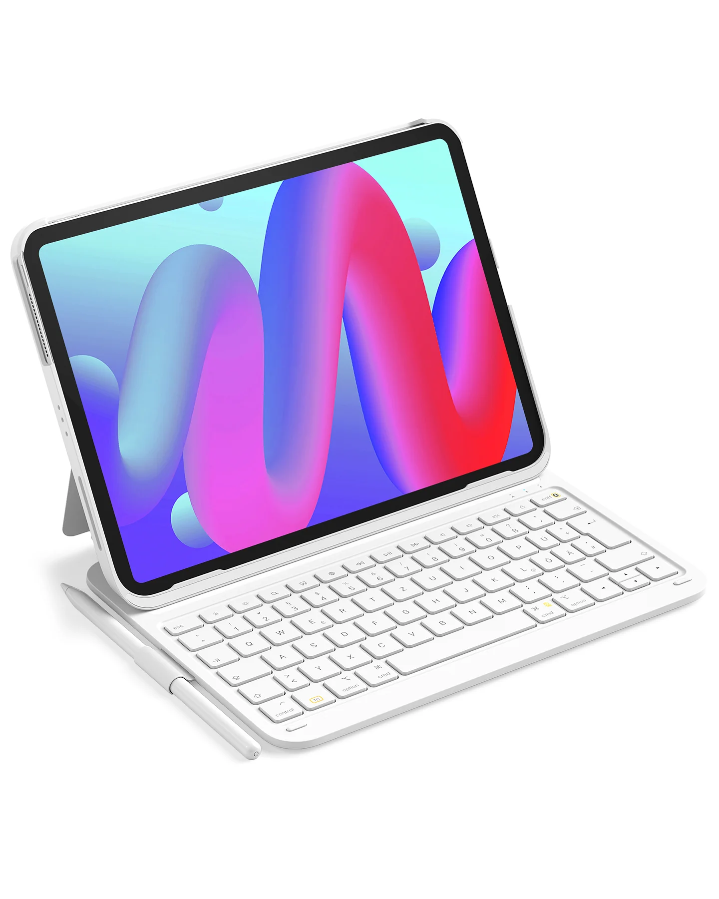 Super-leicht Tastatur Hülle für iPad 11" 11 Gen (A16 2025), iPad 10, iPad Air 11" M4/M3/M2 (2026/2025/2024), iPad Air 5/4, iPad Pro 11" 4/3/2/1, QWERTZ, BK2007 - Image 39