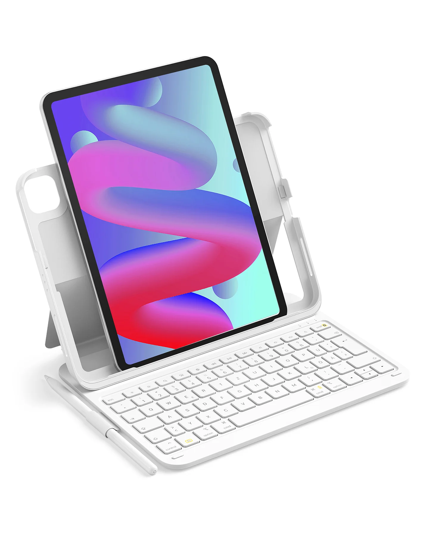 Super-leicht Tastatur Hülle für iPad 11" 11 Gen (A16 2025), iPad 10, iPad Air 11" M4/M3/M2 (2026/2025/2024), iPad Air 5/4, iPad Pro 11" 4/3/2/1, QWERTZ, BK2007 - Image 40