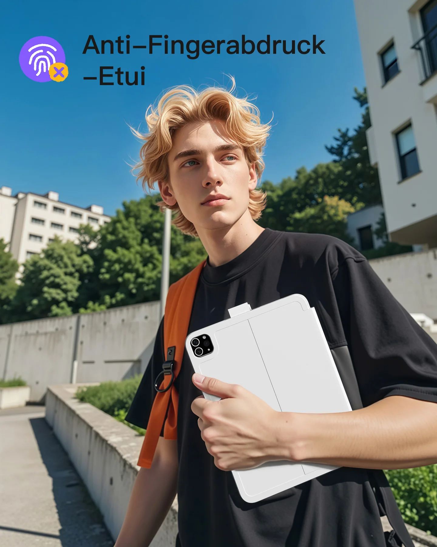 Super-leicht Tastatur Hülle für iPad 11" 11 Gen (A16 2025), iPad 10, iPad Air 11" M4/M3/M2 (2026/2025/2024), iPad Air 5/4, iPad Pro 11" 4/3/2/1, QWERTZ, BK2007 - Image 45