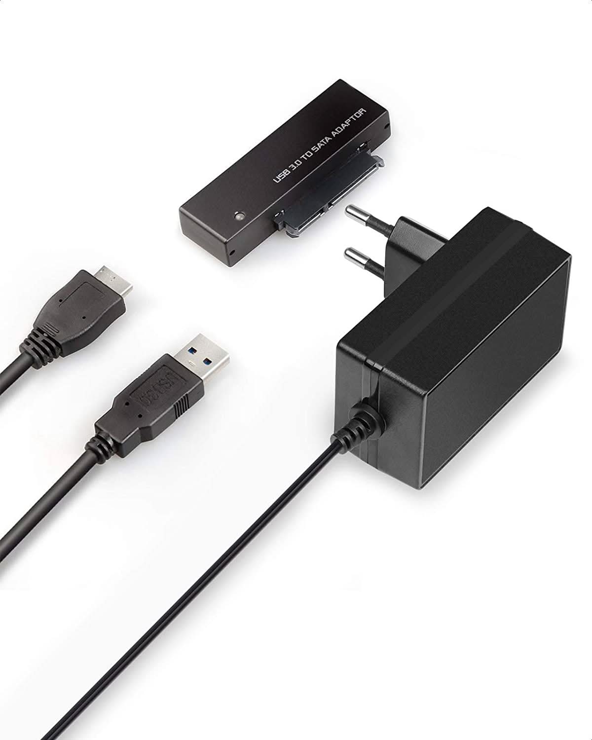 USB 3.0 zu SATA Konverter Adapter für 2.5/3.5 Zoll Laufwerke HDD SSD mit 12V 2A Netzteil, UA1001 - Image 7