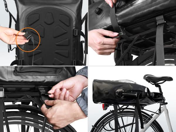 35L Fahrradrucksack Wasserdichter mit wasserdichtem Reißverschluss, BP06001 - Image 3
